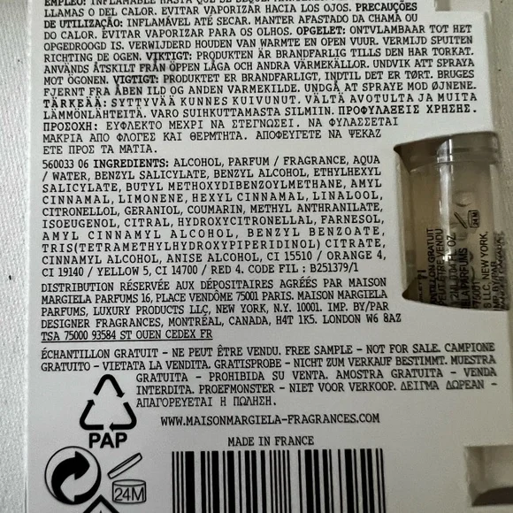 Replica Maison Margiela eau de toilette - Picture 5 of 6